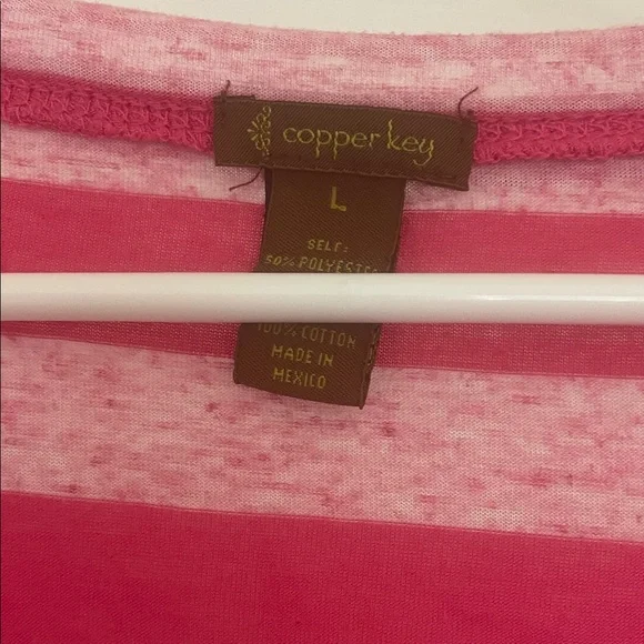 Copper Key Pink Striped Long Sleeve Top - Picture 2 of 4